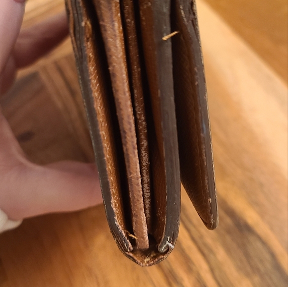 Lous Vuitton LV Monogram zipper wallet vintage canvas authentic - Picture 4 of 11